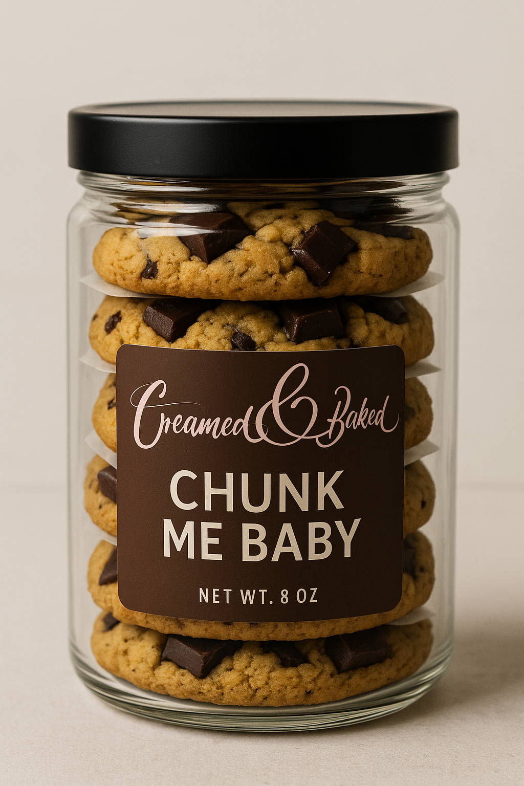 Chunk Me Baby Cookie Jar (Plant Based Chocolate Chunk Cookie)